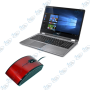 SOURIS OPTIQUE FILAIRE ROUGE